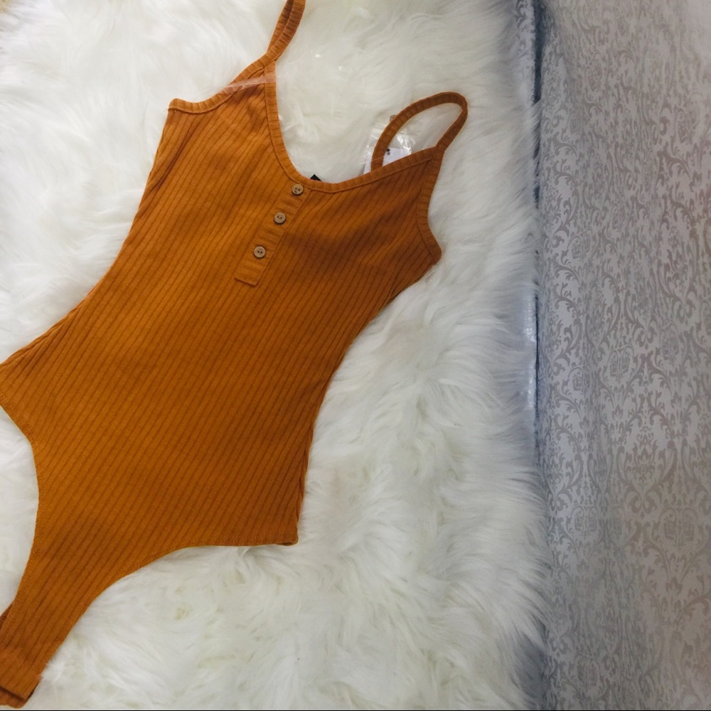 Rue21 Mustard Bodysuit - XS
